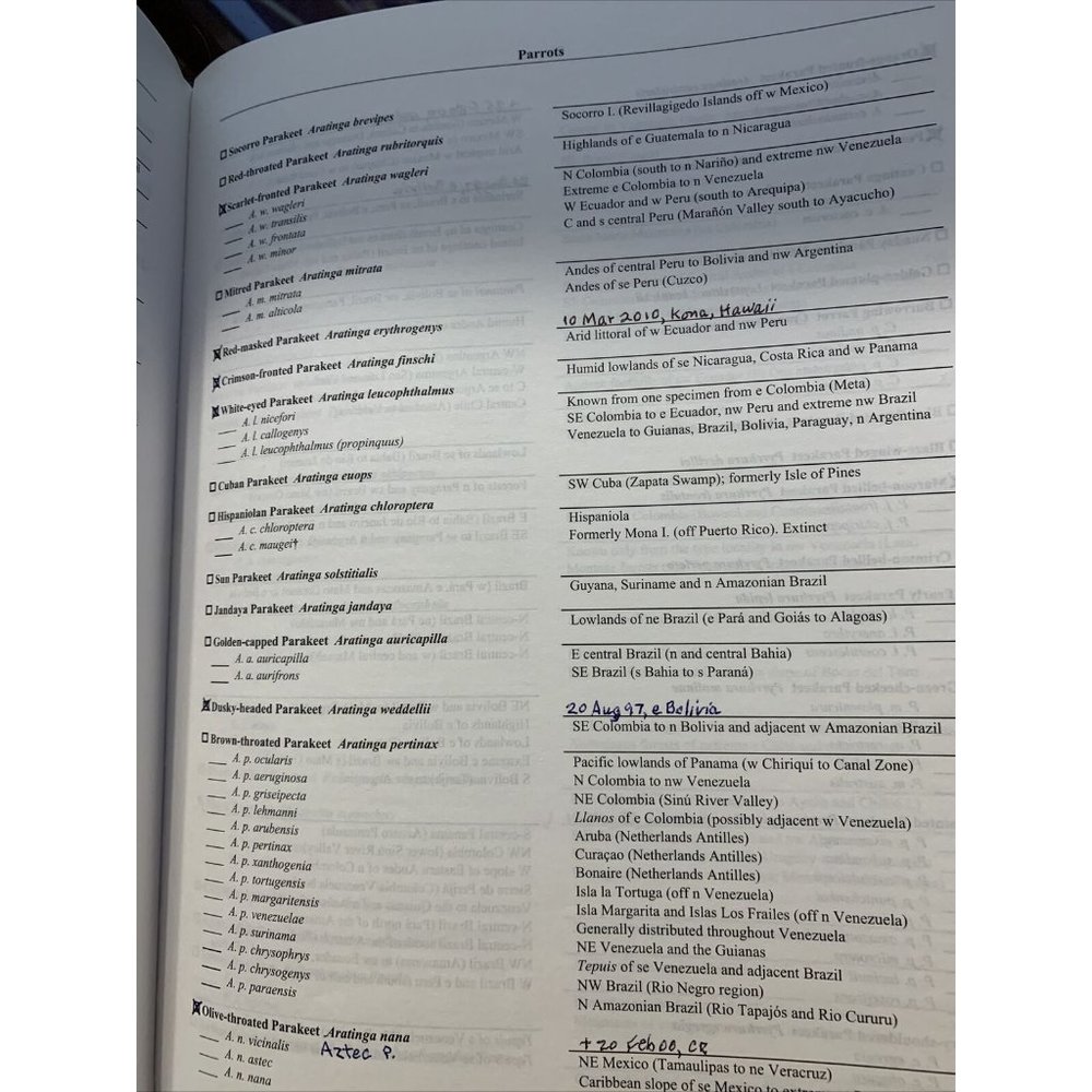 Birds of the World: A Checklist - Hardcover By Clements, James F. READ - Picture 3 of 3